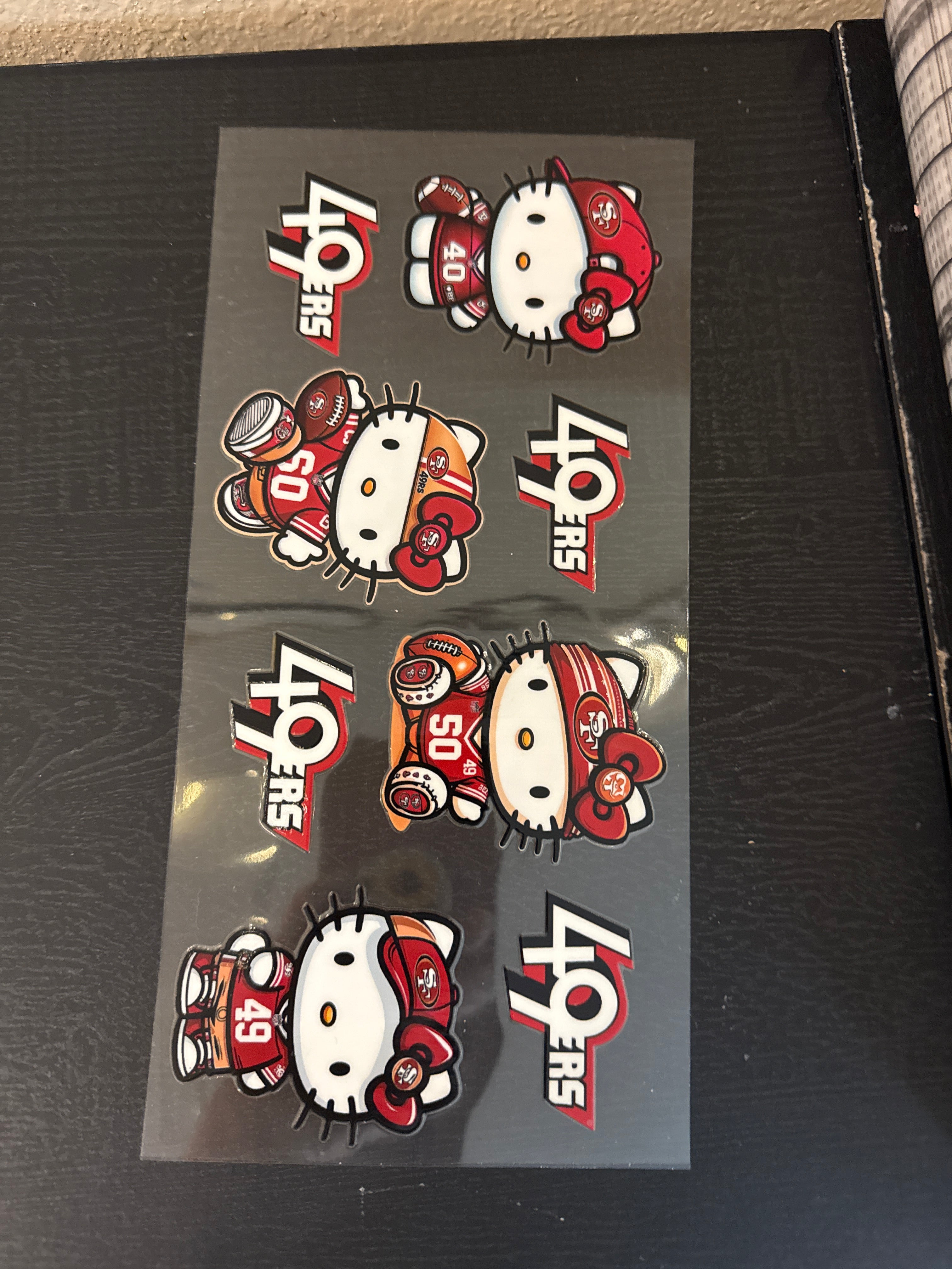 San Francisco 49er UVDTF Glass Mug 17 oz