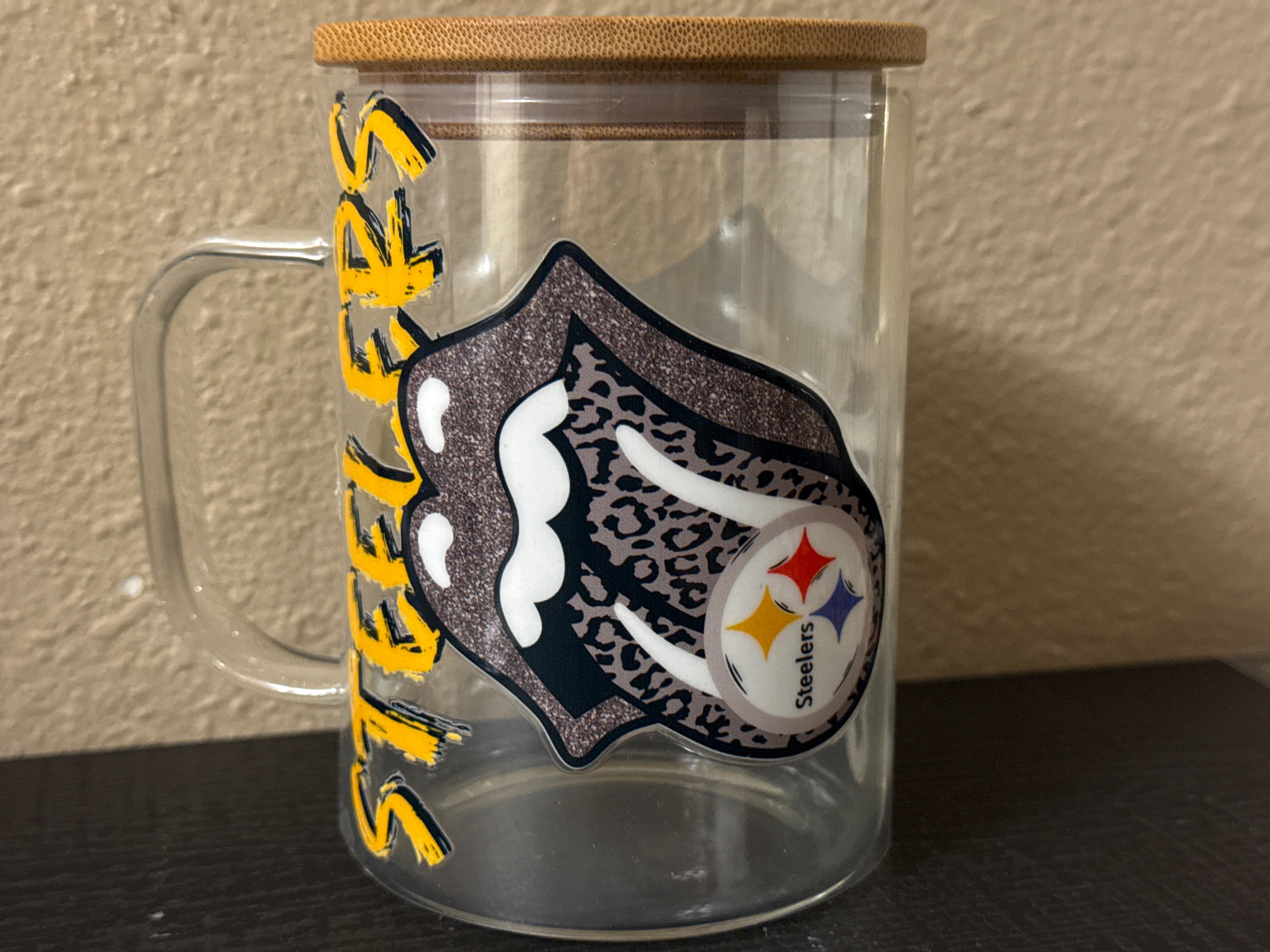 Pittsburgh Steelers UVDTF Glass Mugs 17oz