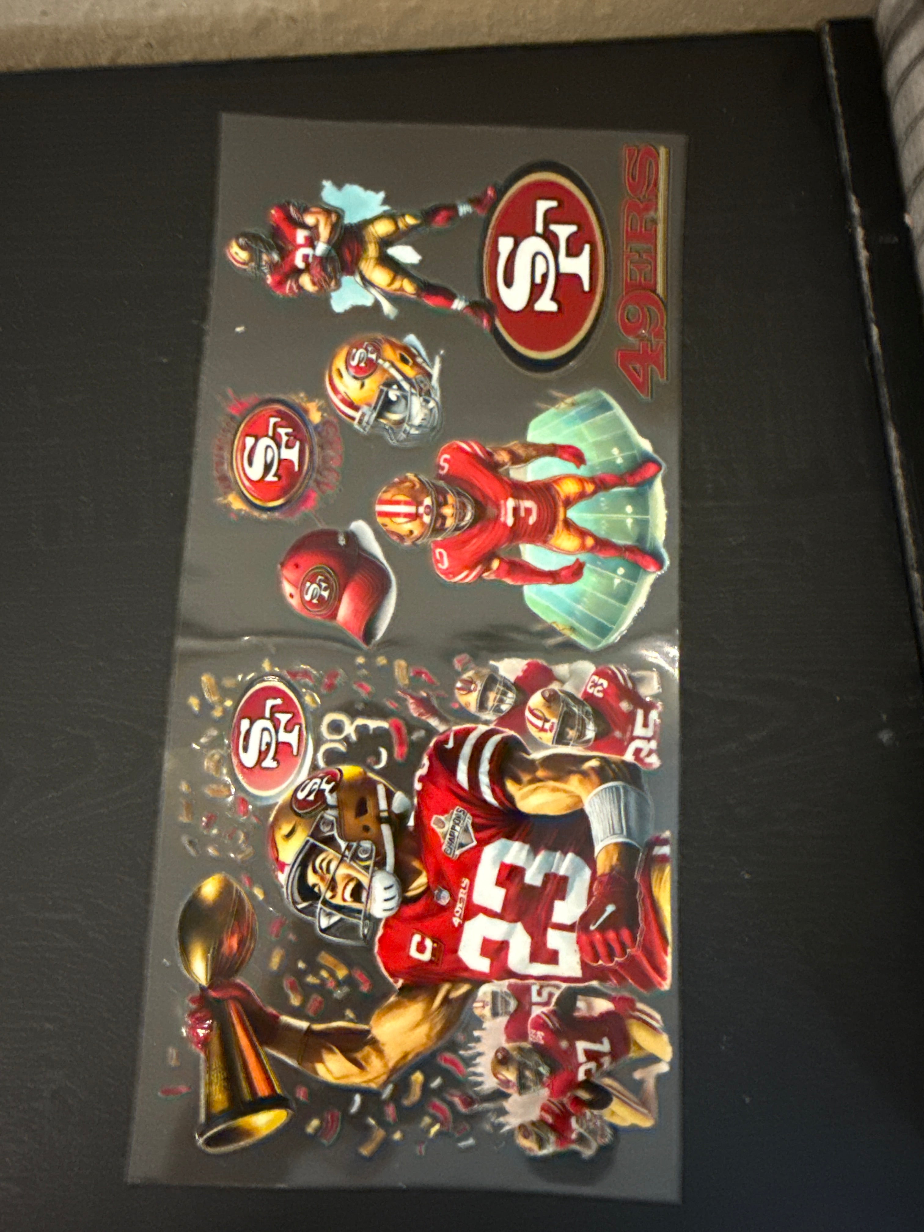 San Francisco 49er UVDTF Glass Mug 17 oz