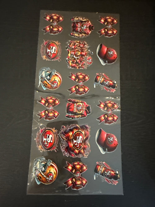 San Francisco 49er UVDTF Glass Mug 17 oz